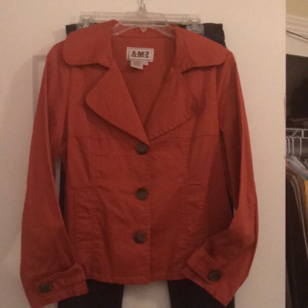 Ladies Burnt Orange Jacket